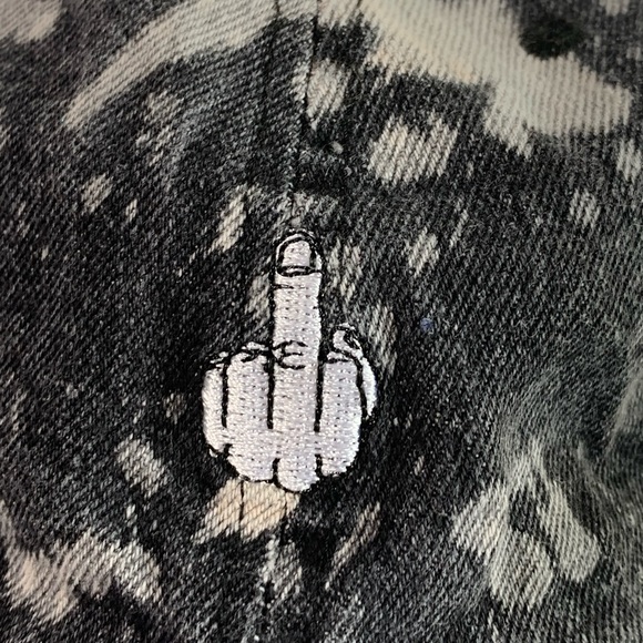 Y2K zoo York middle finger strap back hat - Picture 2 of 9